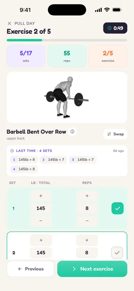 Panko workout session