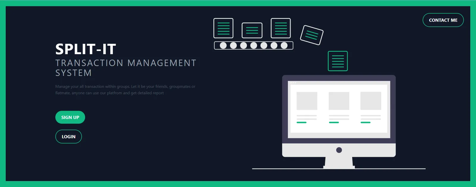 Split-It - Expense Management Web App