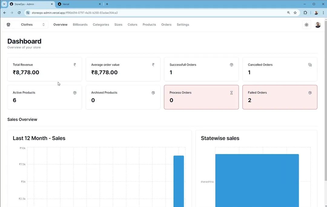 StoreOps Admin Portal